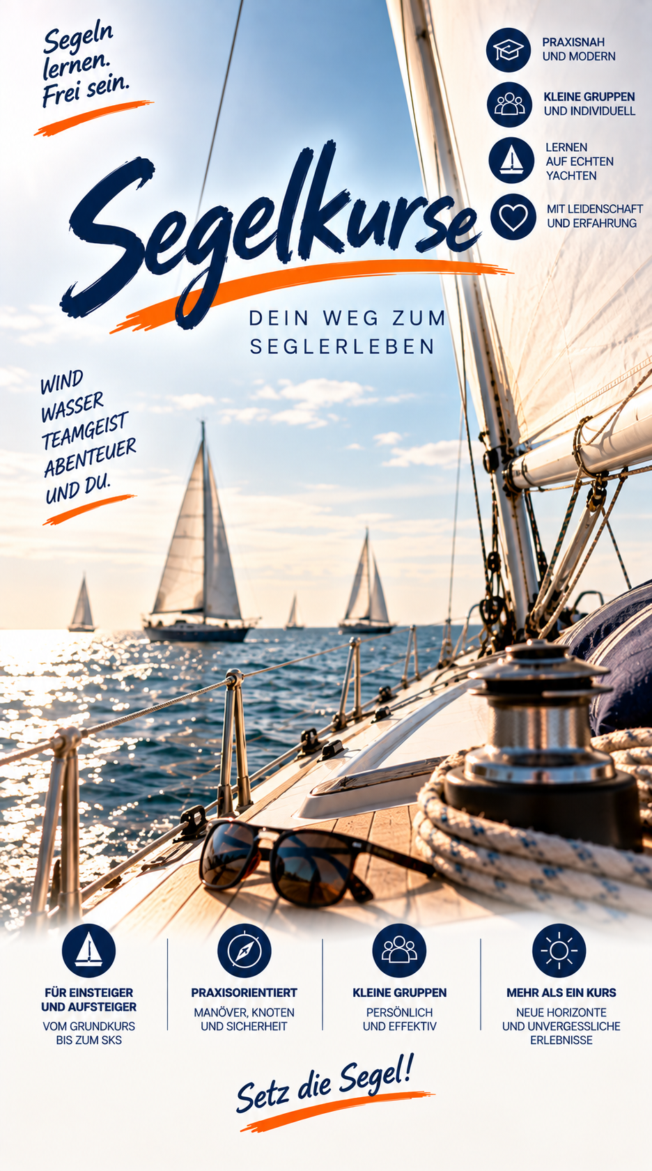 Lerne segeln mit uns